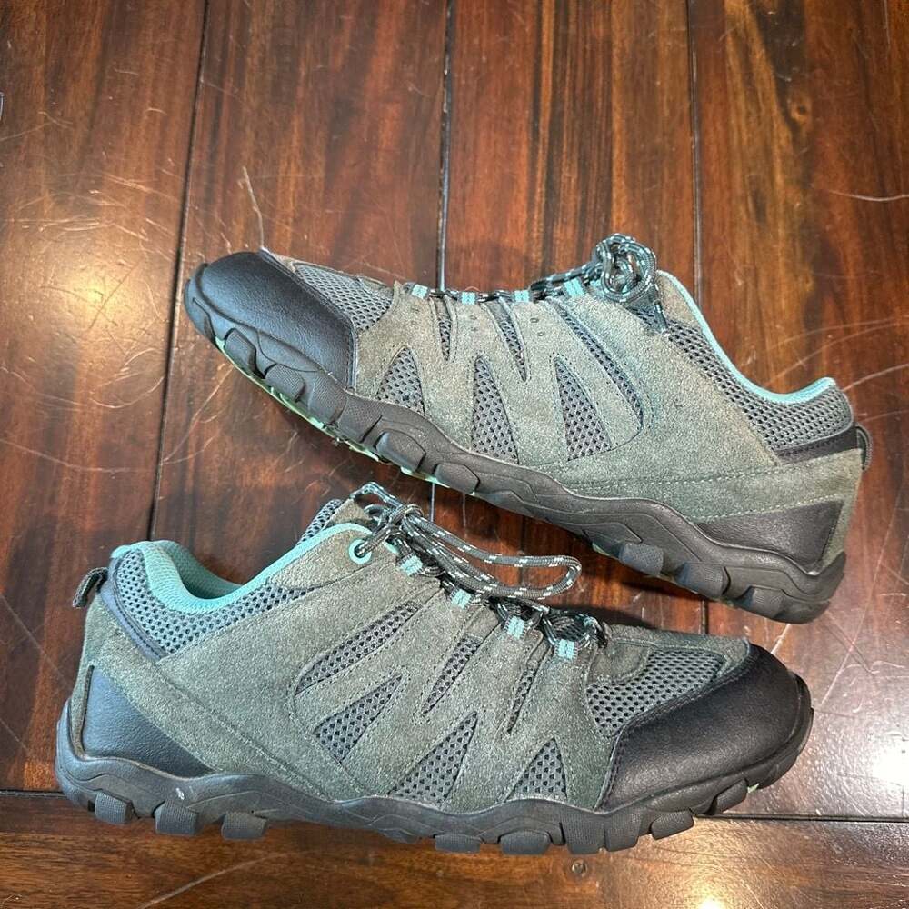 Mountain Warehouse Outdoor II Women's Suede and Mesh Hiking Shoes